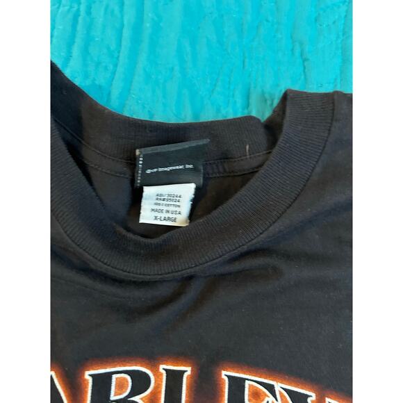 Harley-Davidson Men's Size XL T-Shirt Wabash Valley Terre Haute, IN Black SS - Picture 6 of 6